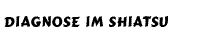 Diagnose im Shiatsu